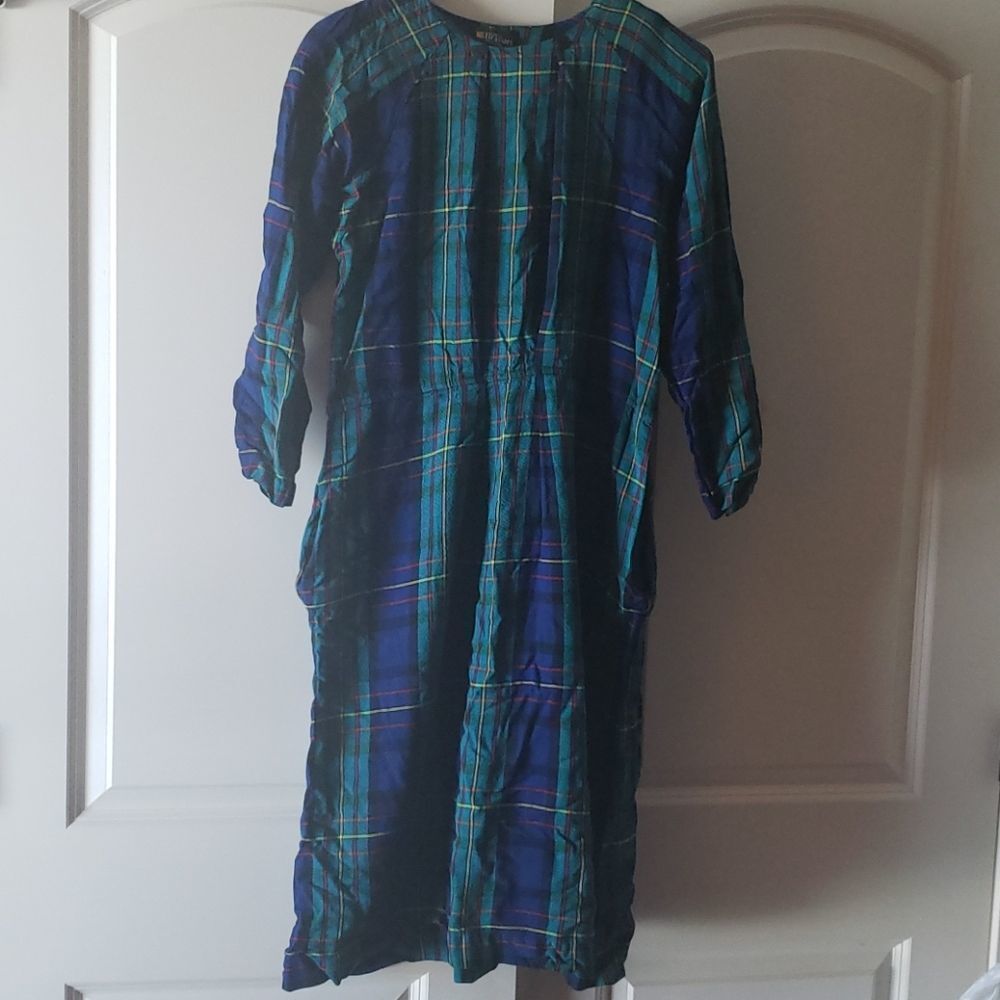 EBI for Brassies New York Plaid Dress Vintage Size 8‎